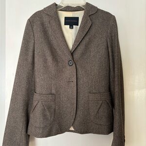 banana republic wool blazer